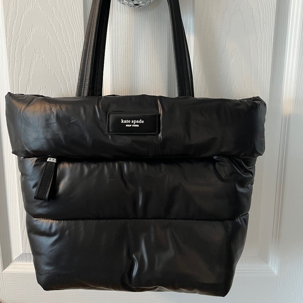 Kate spade puff tote with dust bag
